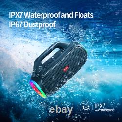 MIFA Bluetooth Speaker Wireless IPX6 Dustproof IPX7 Waterproof Party Lighting