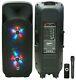 Mr Dj 4000 Watts Dual 12 Rechargeable Pa Dj Speaker / Bluetooth, Light, Echo