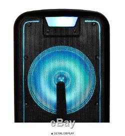 MagicBass MG-2012 Rechargeable Karaoke Party Speaker System with Bluetooth 6000W