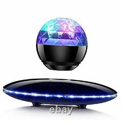 Magnetic Levitating Bluetooth Speaker, Floating Speaker with Party Black