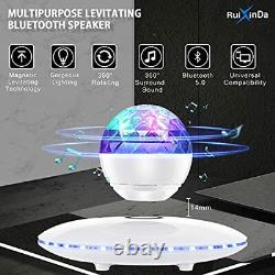 Magnetic Levitating Speaker RUIXINDA Floating Bluetooth Speaker with Party Li