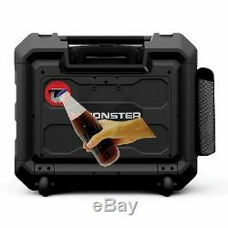 Monster Rockin Roller 4 Water Resistant 100W Bluetooth Party Tailgate Speaker