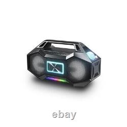 NEW ION Audio Party Rocker Go HighPower Boombox Portable Speaker withLights iSP147