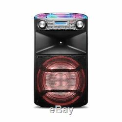 NEW ION BLOCK PARTY ULTRA BLUETOOTH KARAOKE PA SYSTEM with MIC & LIGHT EFFECTS