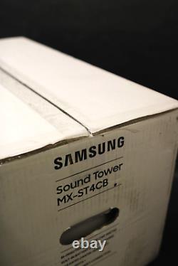 NEW Samsung MX-ST4CB Sound Tower High Power Audio 140W Bluetooth Party Light