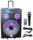 Nyc Acoustics N15ar 15 600w Rechargeable Powered Bluetooth Party Speaker W Mic