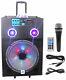 Nyc Acoustics N15br 15 600w Rechargeable Powered Bluetooth Party Speaker W Mic