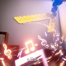 Nanoleaf Rhythm Smarter Kit 9 Modular Triangle Light Panels Visualize Your Music