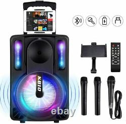 New B10 Karaoke Machine Portable Bluetooth Speaker with Subwoofer Party Speaker