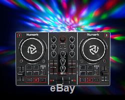 Numark Party Mix Serato DJ Controller with Built In Light Show+Bluetooth Speaker
