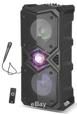 Nutek TS-4528 Rechargeable Karaoke Party Speaker System with Bluetooth 3000W