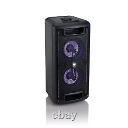 ONN 100008736 80W 13 Hours Bluetooth Large Party Speaker with LED Lighting Black