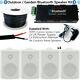 Outdoor/external Bluetooth Speaker System Mini Amplifier 4x White Speakers Kit
