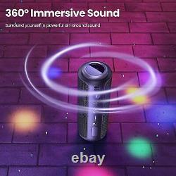 Outdoor Portable Bluetooth Speaker Waterproof 40W Loud Speaker Rich Bass Party