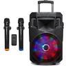 Pa System With Led Party Lights Wireless Portable Bluetooth 12 Audio Speaker
