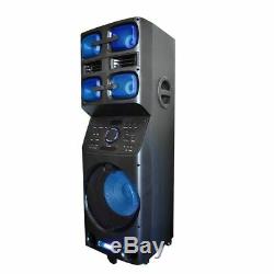 PABT6027 Portable Blutooth PA & Party Speaker With Disco LED Lights