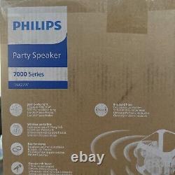 PHILIPS X7207 Bluetooth Party Cube Karaoke Speaker with 360° Party Lights Black