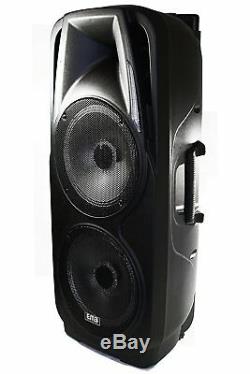PKL5000 Dual 10 DJ Party Speaker Bluetooth Outdoor Super Bass Lights MIC