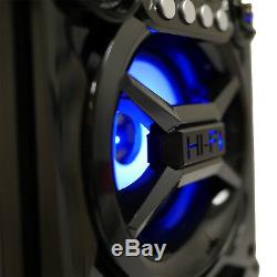 Party Speaker System Bluetooth Big Led Portable Stereo Light Up Tailgate Loud