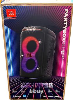 PartyBox Club 120 Portable Bluetooth Speaker MIC Guitar Inputs BRAND NEW