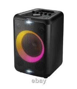 Philips Bluetooth Party Speaker with Deep bass, Party Lights & Built in Handle