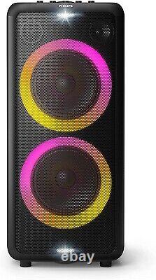 Philips Portable Rechargeable Bluetooth Party Speaker with Party Lights