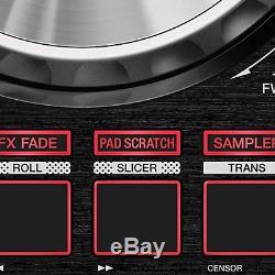 Pioneer DDJ-SB3 Serato DJ Controller + Party Box 8 LED Bluetooth Speakers Pack