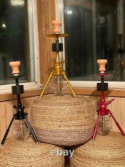 Portable 1 Hose Party Hookah Set With USB Charger Bluetooth Speaker & LED Light