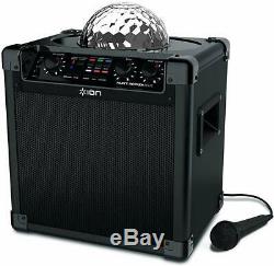 Portable Bluetooth Party Speaker System & Karaoke Machine with Built-In Recharge