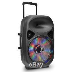 Portable Bluetooth Speaker 1000W + 2 Wireless Mic Party Karaoke Rechargeable New
