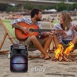 Portable Bluetooth Speaker 15 Subwoofer Heavy Bass Party System AUX & Mic US
