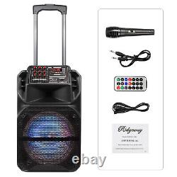 Portable Bluetooth Speaker Heavy Bass Sound Party Speaker FM AUX with Mic (2 Size)