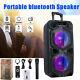 Portable Dual 10 Fm Bluetooth Subwoofer Party Speaker Heavy Bass Sound With Mic