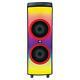Portable Dual 12 Inch Bluetooth Blaze Party Speakers With Full Glow Disco Lights