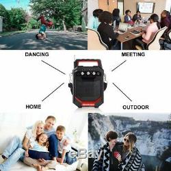 Portable Wireless Party Karaoke Bluetooth Speaker Power Bank with Microphone