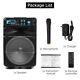 Portable Bluetooth Speaker 2000w Subwoofer Heavy Bass Sound System Party 12''