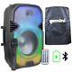 Pro 15 Portable Bluetooth Bass Outdoor Party Speaker W Led Lights & Microphone