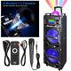 Protable Party Bluetooth Speaker System 4000w Dual 10 Hifi Subwoofer Mic Remote