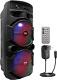 Pyle Bluetooth Pa Party Speaker System 600w Rechargeable Outdoor Portable Led