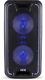 Qfx Pbx-100 Portable Rechargeable Bluetooth Speaker With Led Party Lights, Dual