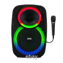 QFX PBX-157 15 Bluetooth Rechargeable Party Speaker +TWS/USB/SD/FM/AUX/LED/Mic