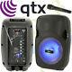 Qtx Pal8 Portable Pa With Bluetooth Led Fx Garden Bbq Party Speaker Battery