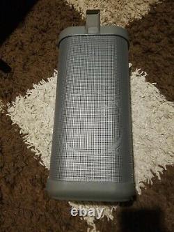 RARE Big Blue Party Speaker (brookstone) Charger Included