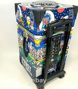 RARE! PBR PABST BLUE RIBBON BEER PARTY SPEAKER Portable BoomBox w Guitar Amp USB