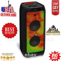 Raycon The Power Speaker Ultra 2x 8 Liquid Flame Lights Bluetooth Party Speaker