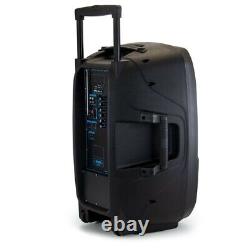 Reconditioned beFree 15 5000W Portable Bluetooth PA DJ Party Speaker w Lights