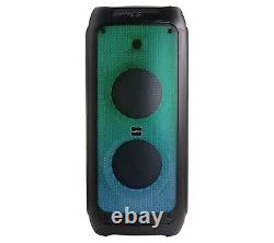 Reconditioned beFree Double 8 Wireless Bluetooth Party Speaker w Lights Remote