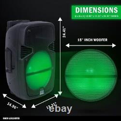 Refurbed GSX-L515BTB Portable BluetoothT Party Speaker with LED 3000W