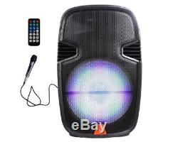 Ridgeway Pro DJ 15 Bluetooth Rechargeable Party Speaker with REMOTE, MICROPHONE