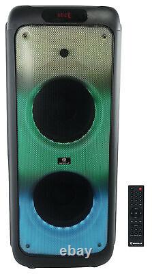 Rockville BASS PARTY 10 Dual 10 Portable Battery LED Party Bluetooth Speaker